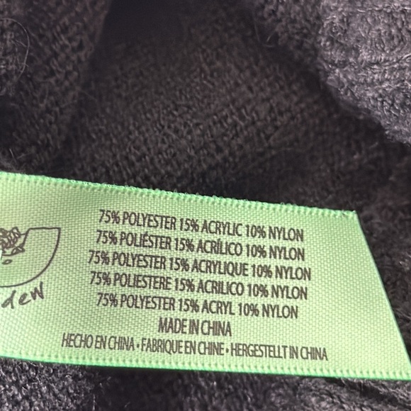 Honeydew Women’s Spice It Up Wide Leg‎ Knit Pants Size Medium Black High Waist - Picture 14 of 16